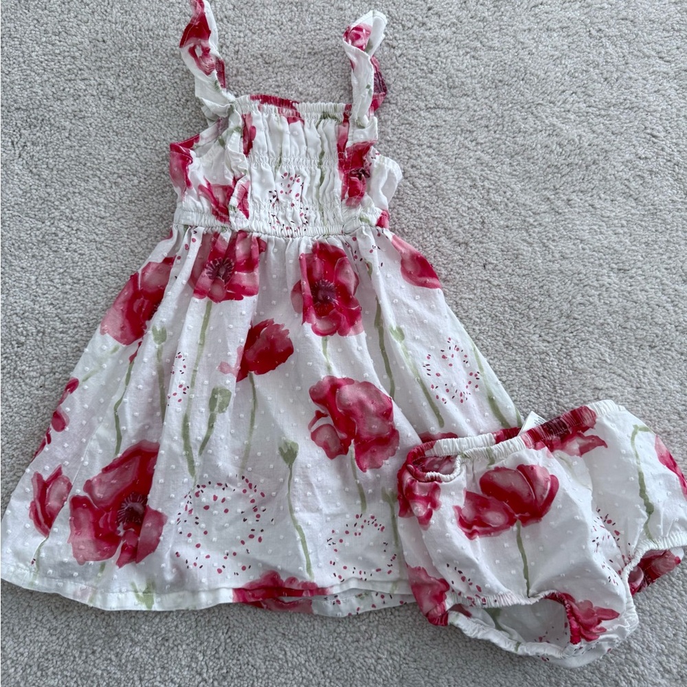 Penelope Mack Red and White Dress Set